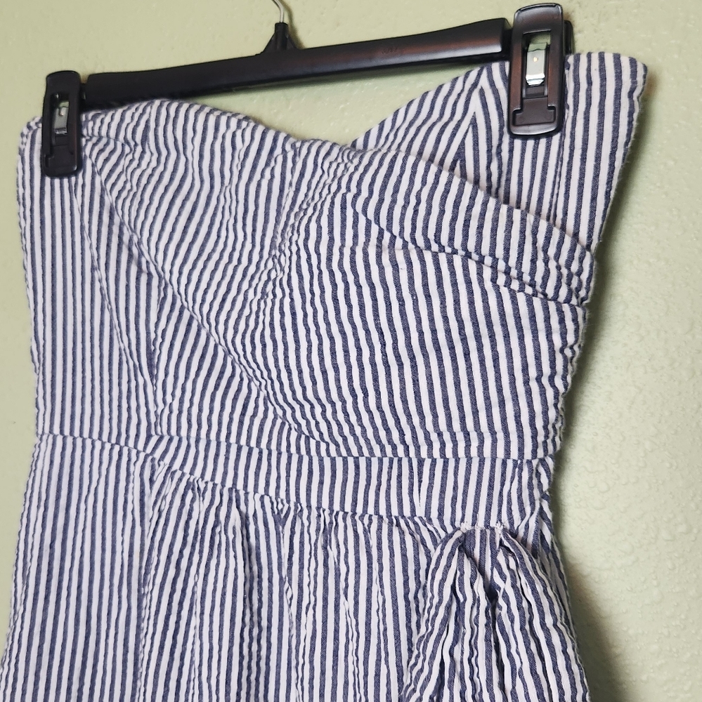Judith. March Seersucker Dress Size Small - Picture 3 of 8